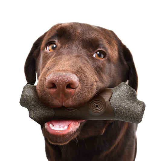 KONOATOR Tough Squeaky Dog Chew Toy – Durable Stick for Aggressive Chewers